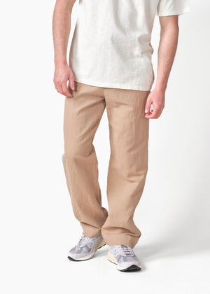 Klitmøller Collective ApS Jens linen pants OCS Pants Cashew