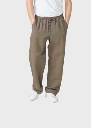 Klitmøller Collective ApS Jens linen pants OCS Pants Taupe