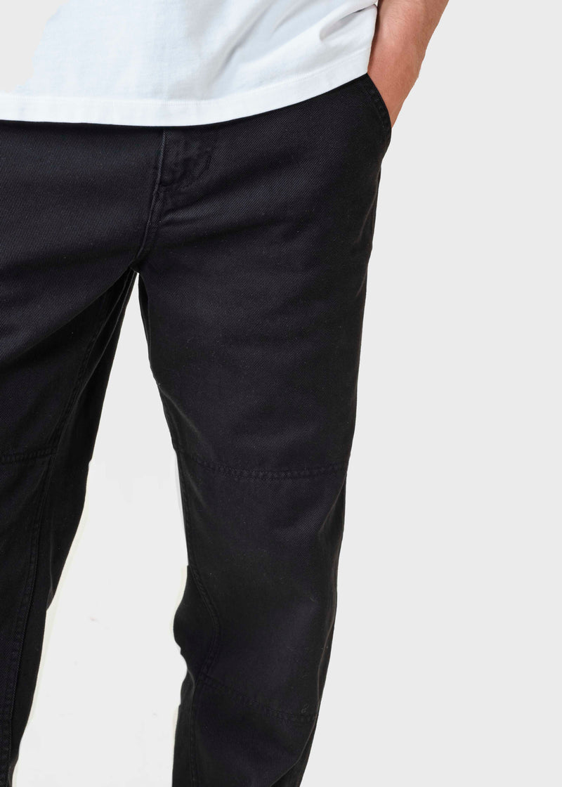 Klitmøller Collective ApS Jimmy twill pant Pants Washed black