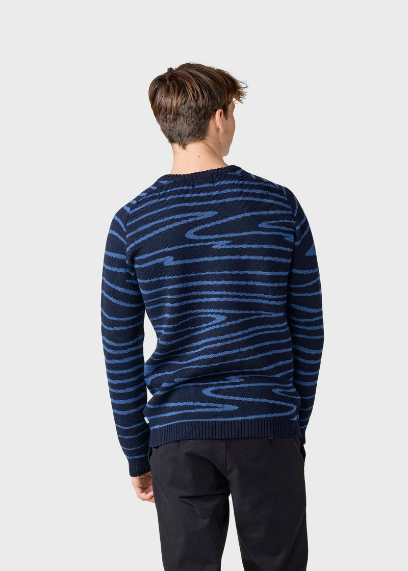 Klitmøller Collective ApS Joao knit Knitted sweaters Blue tones