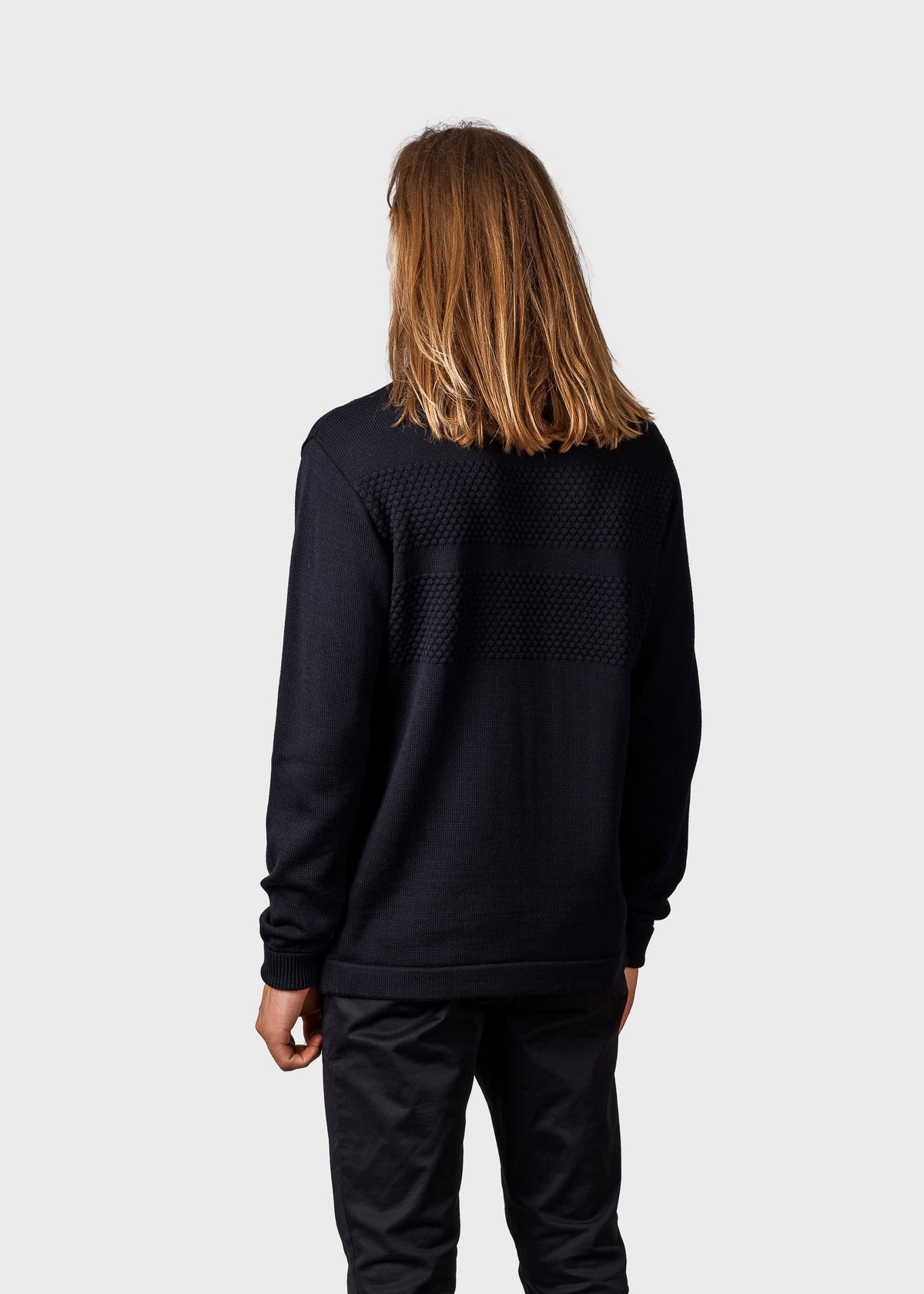 Klitmøller Collective ApS Johan knit Knitted sweaters Black