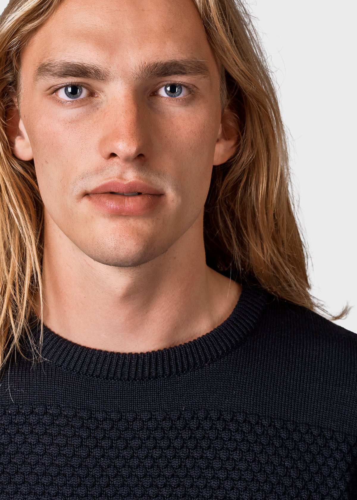Klitmøller Collective ApS Johan knit Knitted sweaters Black