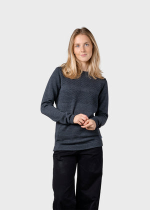 Klitmøller Collective ApS Johanne knit Knitted sweaters Anthracite