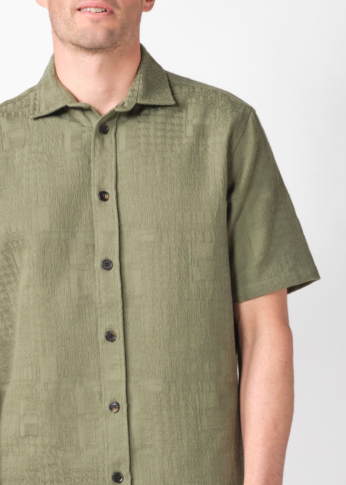 Klitmøller Collective ApS Jonas S/S shirt GOTS Shirts Herb green