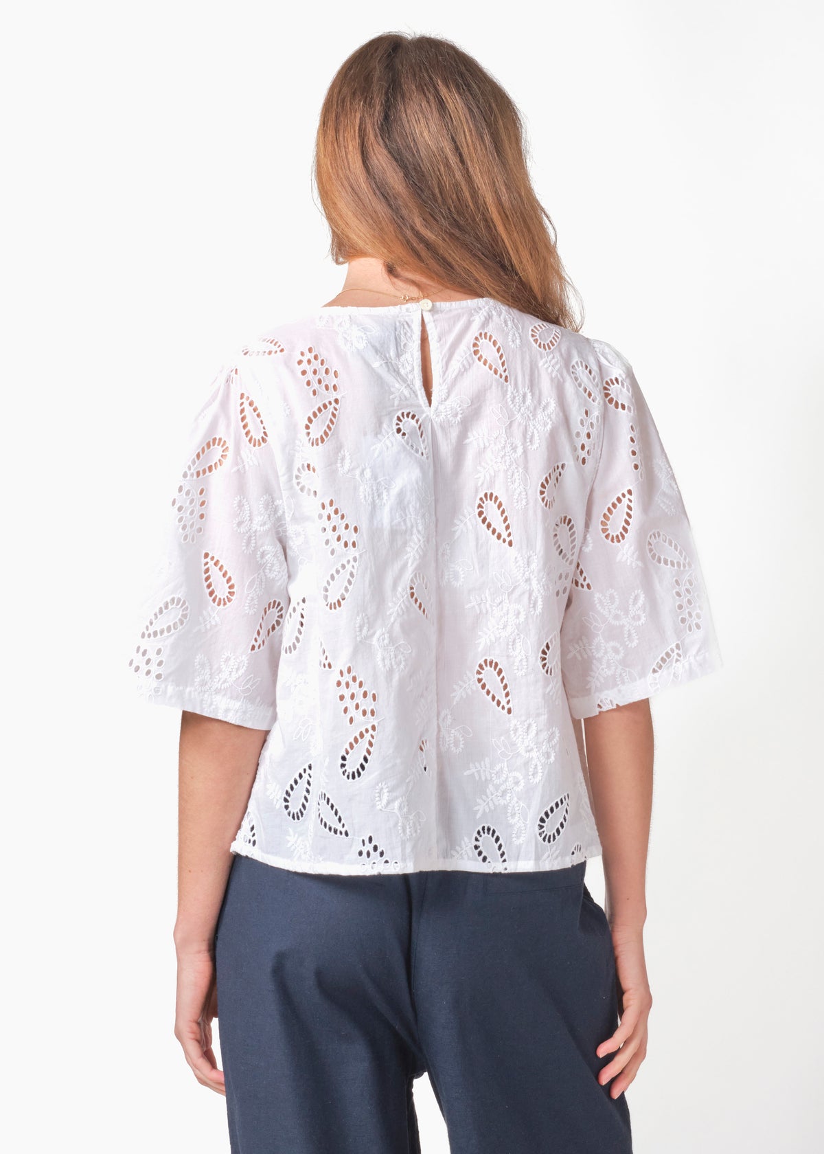 Klitmøller Collective ApS Jonna S/S blouse GOTS Shirts White