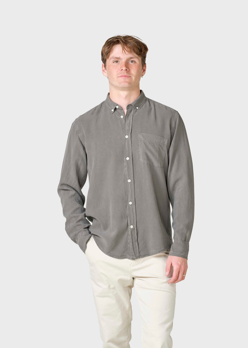 Klitmøller Collective ApS Justin shirt Shirts Taupe