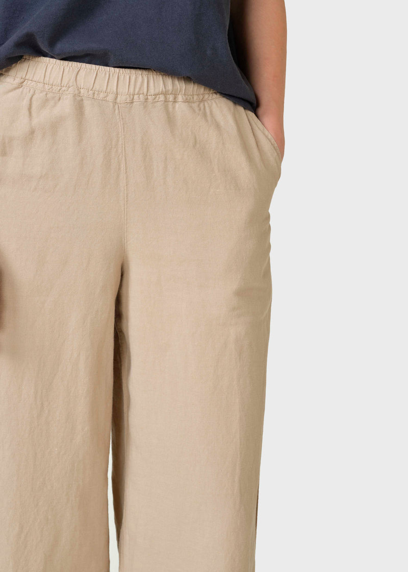 Klitmøller Collective ApS Kaja cotton/linen pants Pants Sand