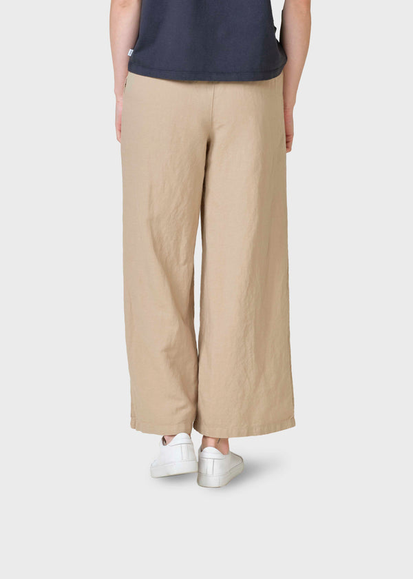 Klitmøller Collective ApS Kaja cotton/linen pants Pants Sand