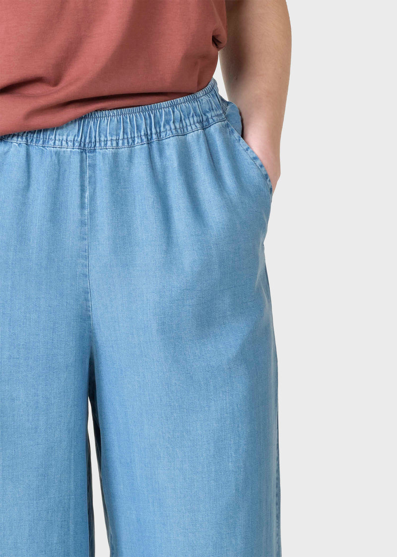 Klitmøller Collective ApS Kaja lyocell pants Pants Light blue chambrey