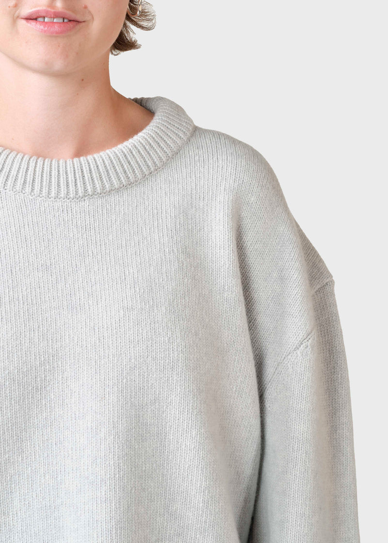 Klitmøller Collective ApS Karen knit  Knitted sweaters Pastel grey