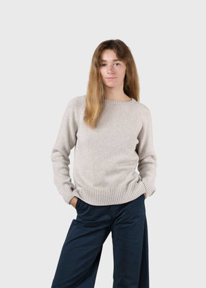 Klitmøller Collective ApS Kari knit  Knitted sweaters Cream