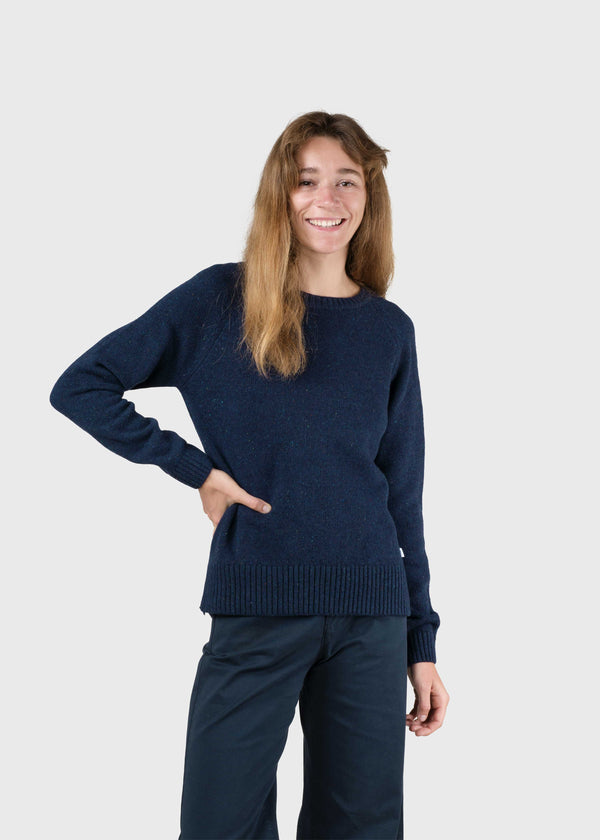 Klitmøller Collective ApS Kari knit  Knitted sweaters Navy