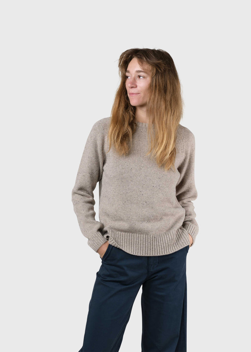 Klitmøller Collective ApS Kari knit  Knitted sweaters Sand