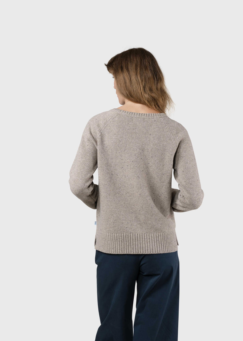 Klitmøller Collective ApS Kari knit  Knitted sweaters Sand