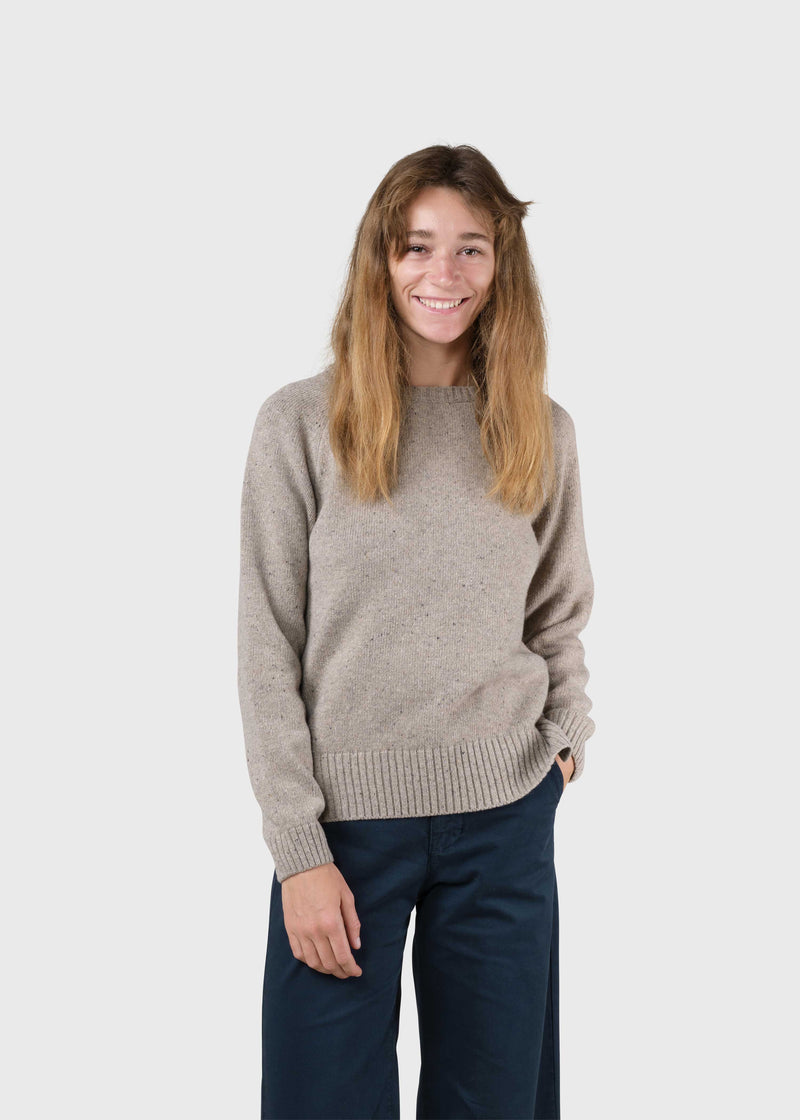 Klitmøller Collective ApS Kari knit  Knitted sweaters Sand