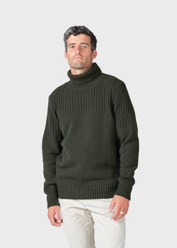 Klitmøller Collective ApS Karlsson knit  Knitted sweaters Olive