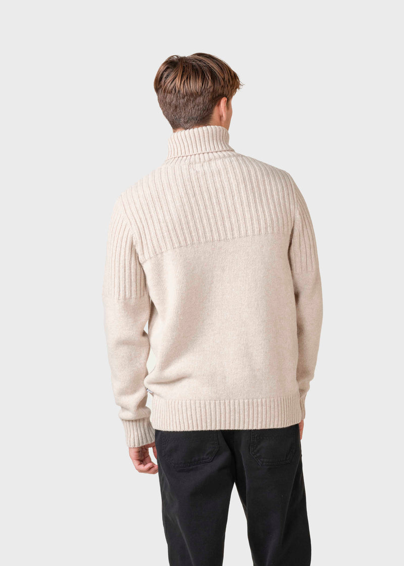 Klitmøller Collective ApS Karlsson knit  Knitted sweaters Pastel sand