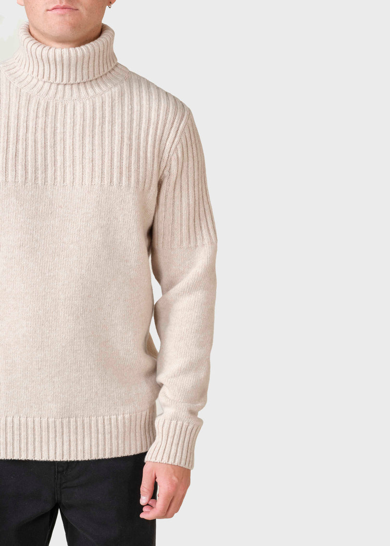 Klitmøller Collective ApS Karlsson knit  Knitted sweaters Pastel sand