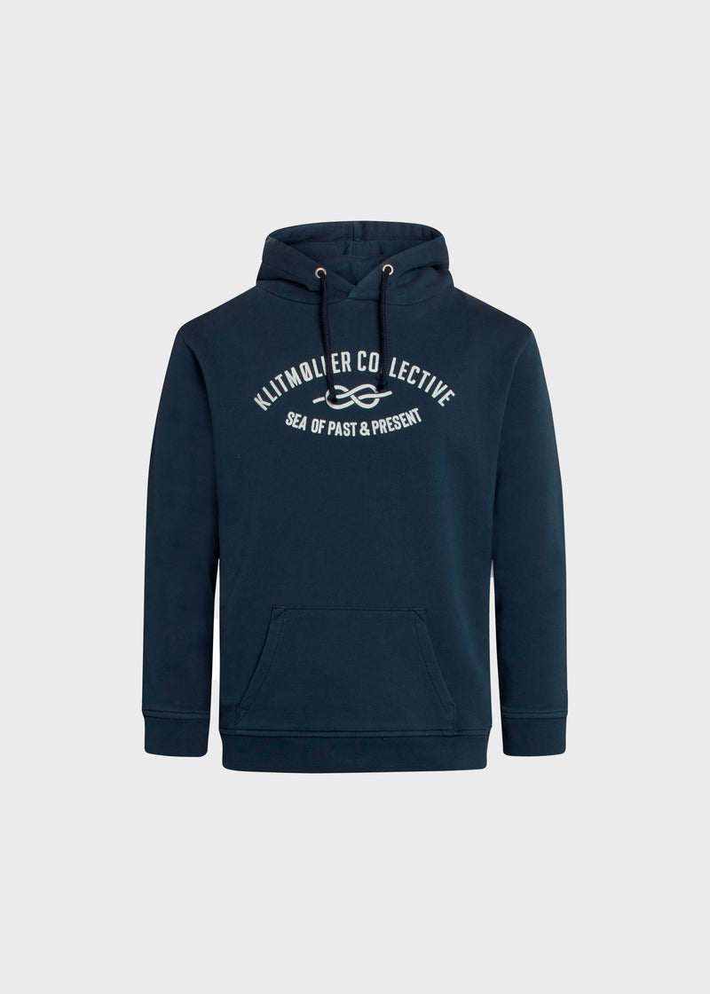 Klitmøller Collective ApS Kids logo eye hoodie Sweatshirts Navy