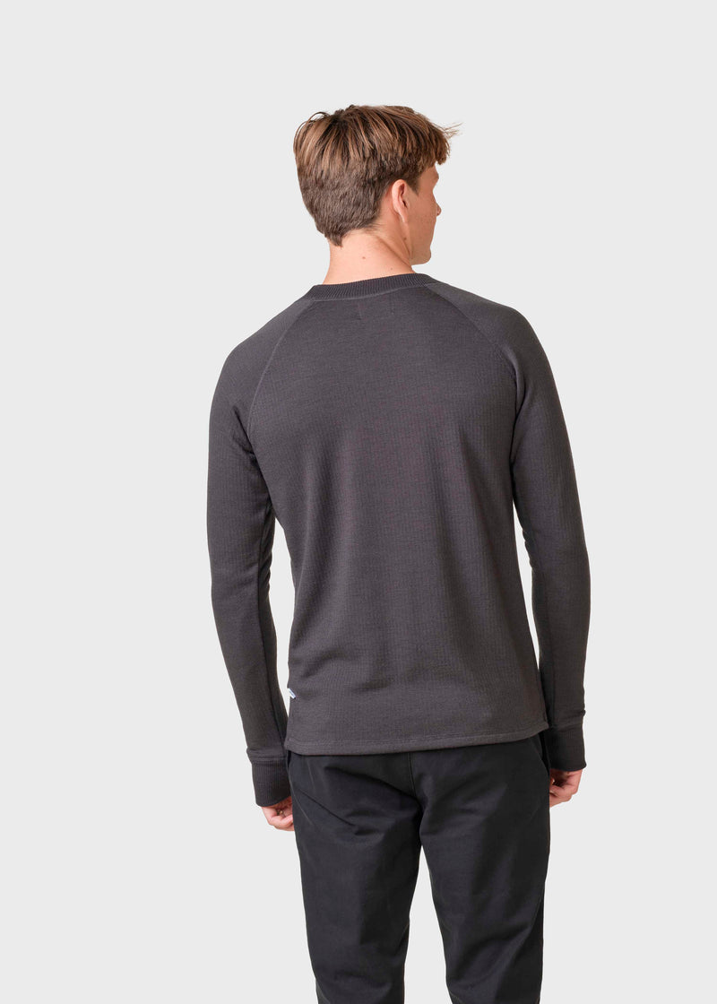 Klitmøller Collective ApS Knuth wool crew  Sweatshirts Black