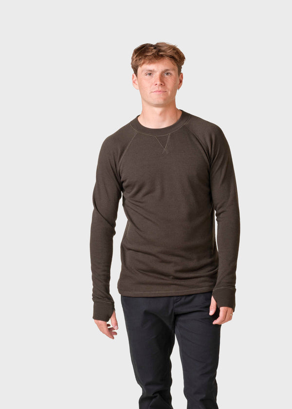 Klitmøller Collective ApS Knuth wool crew  Sweatshirts Olive