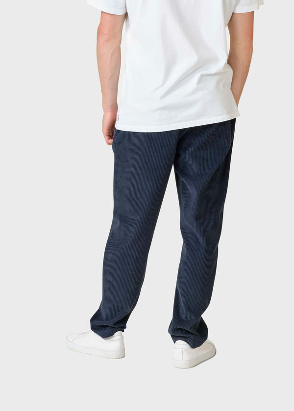 Klitmøller Collective ApS Kristian cord pant Pants Navy