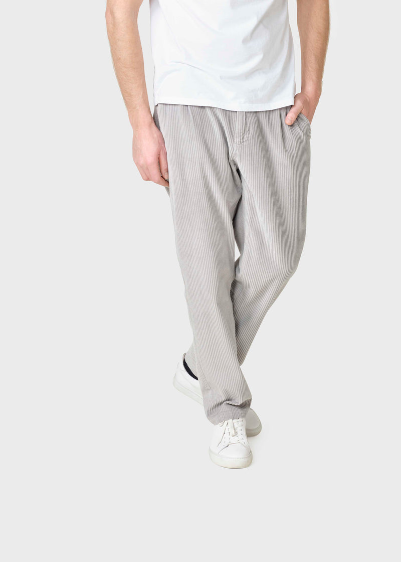 Klitmøller Collective ApS Kristian cord pants Pants Pastel grey