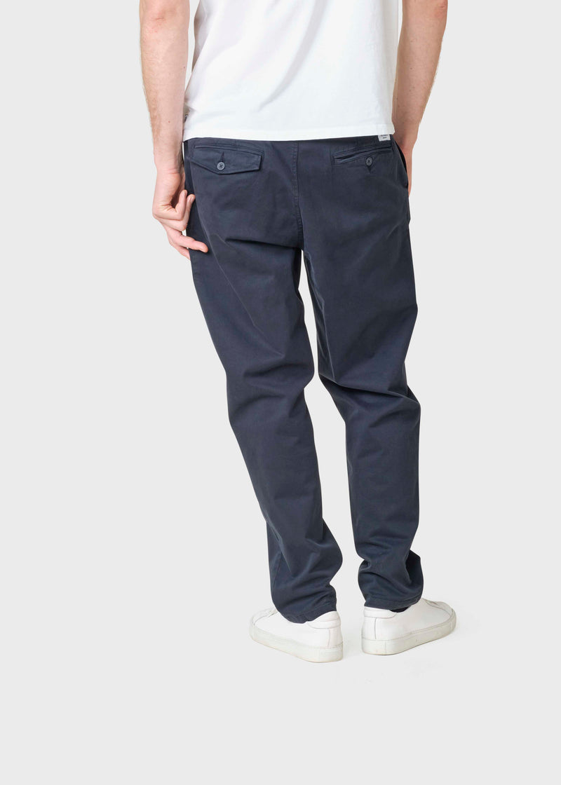 Klitmøller Collective ApS Kristian twill pant Pants Navy