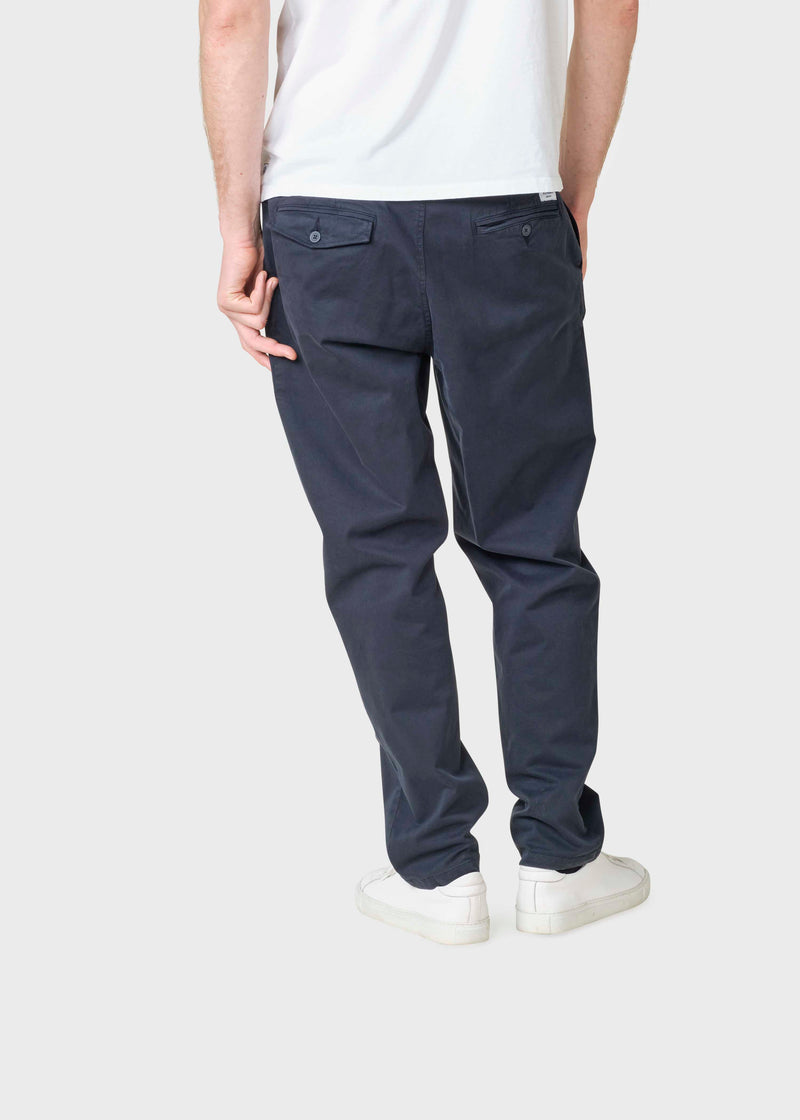 Klitmøller Collective ApS Kristian twill pant Pants Navy