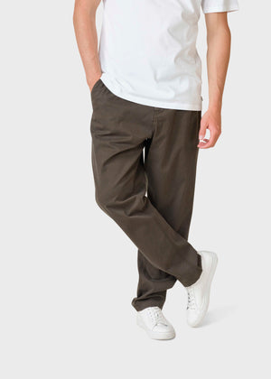 Klitmøller Collective ApS Kristian twill pant Pants Olive