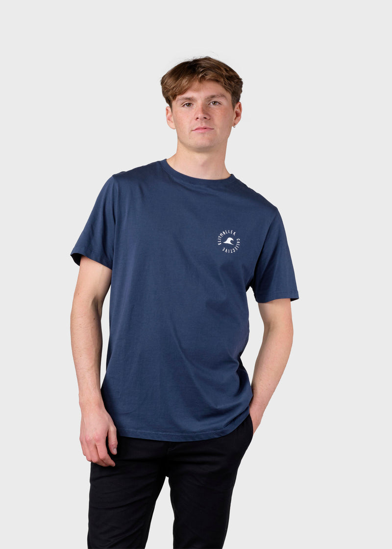 Klitmøller Collective ApS Larens tee T-Shirts Deep blue