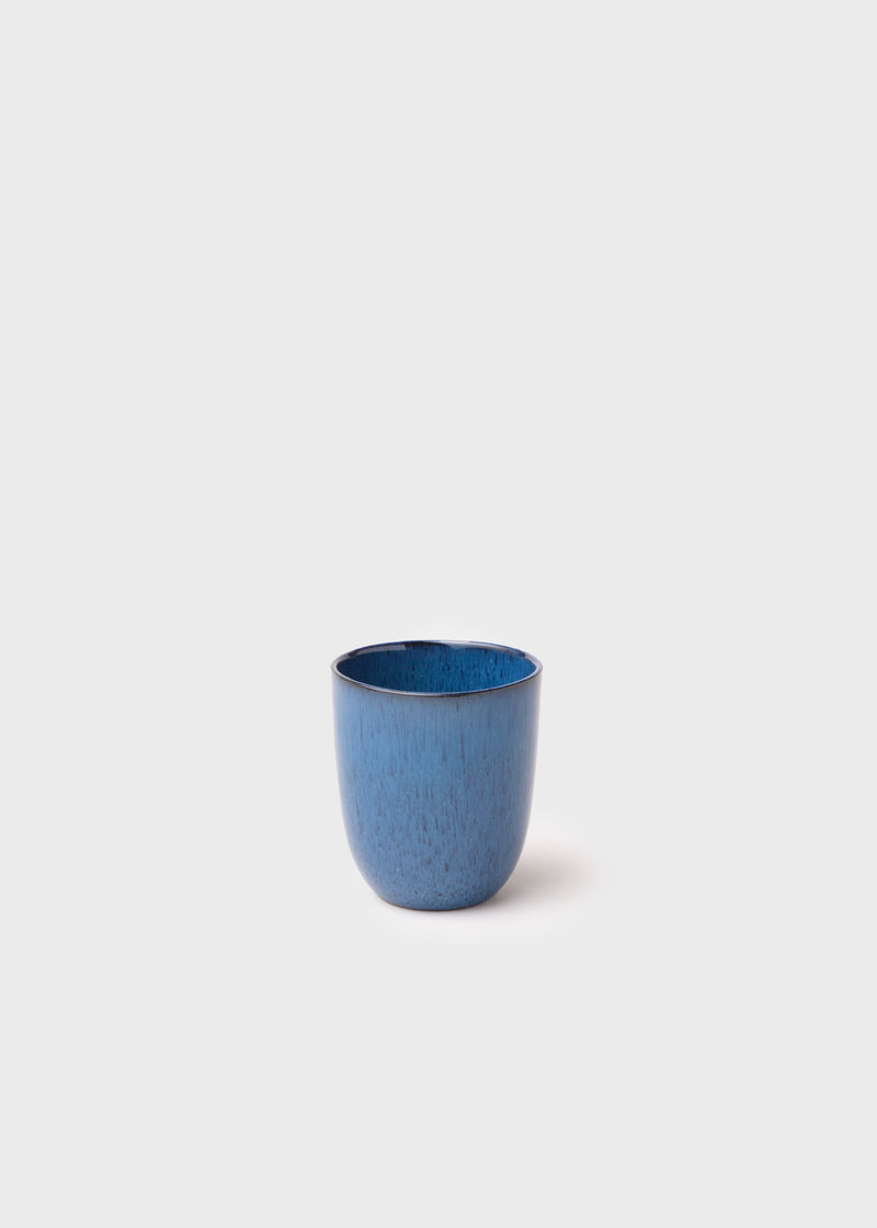 Klitmøller Collective Home Large Coffee cup - 10 cm Ceramics Indigo