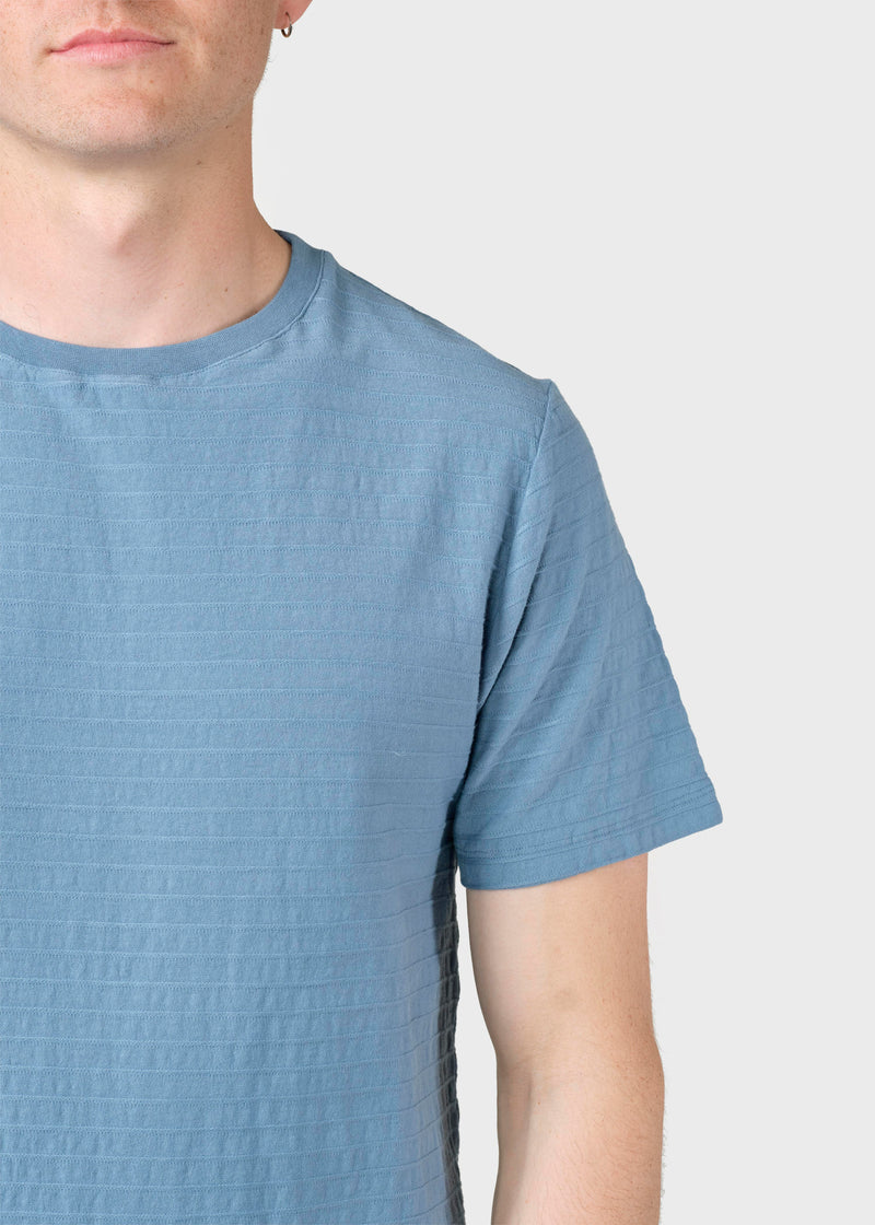 Klitmøller Collective ApS Lauge tee T-Shirts Sky blue