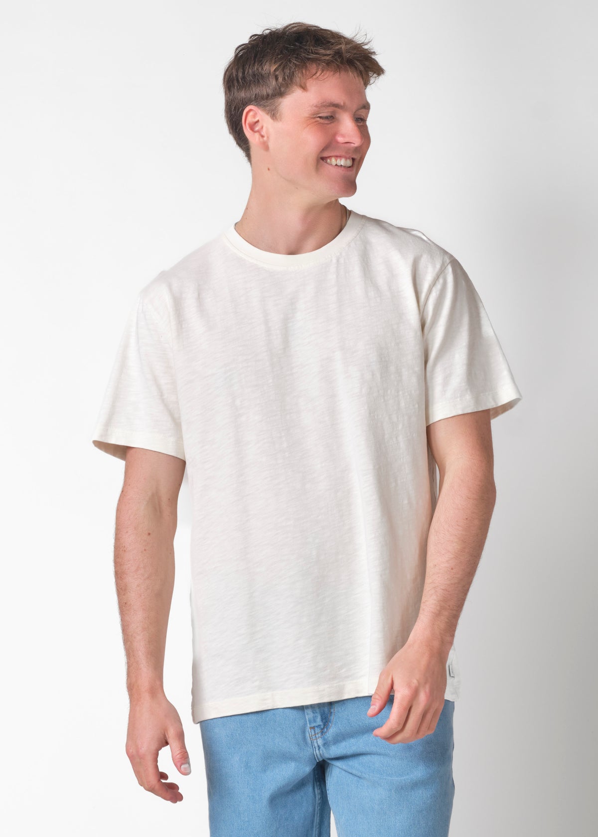 Klitmøller Collective ApS Leon tee T-Shirts Cream
