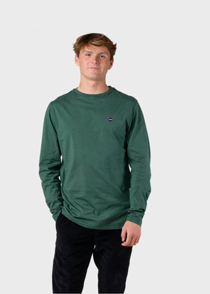 Klitmøller Collective ApS Linus LS tee T-Shirts Moss Green