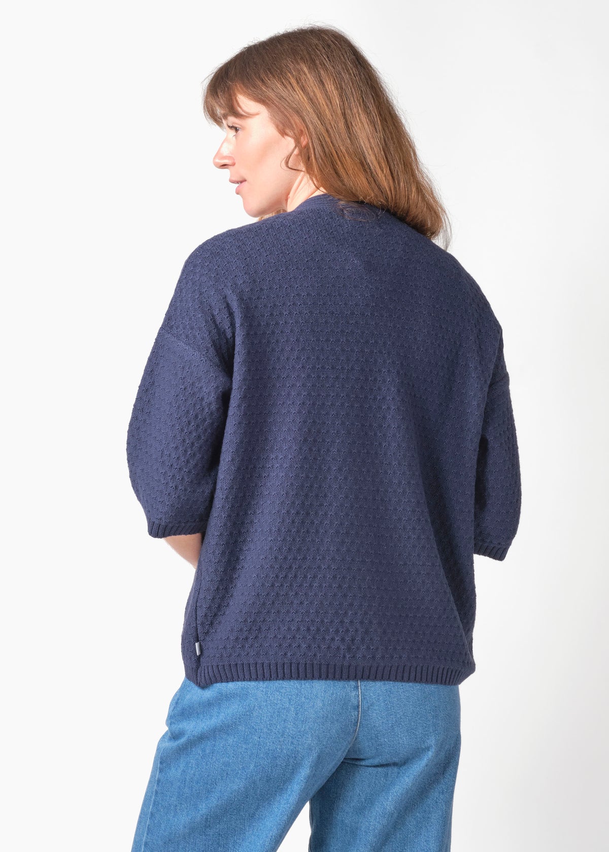 Klitmøller Collective ApS Lisbeth knit cardigan Knitted sweaters Navy