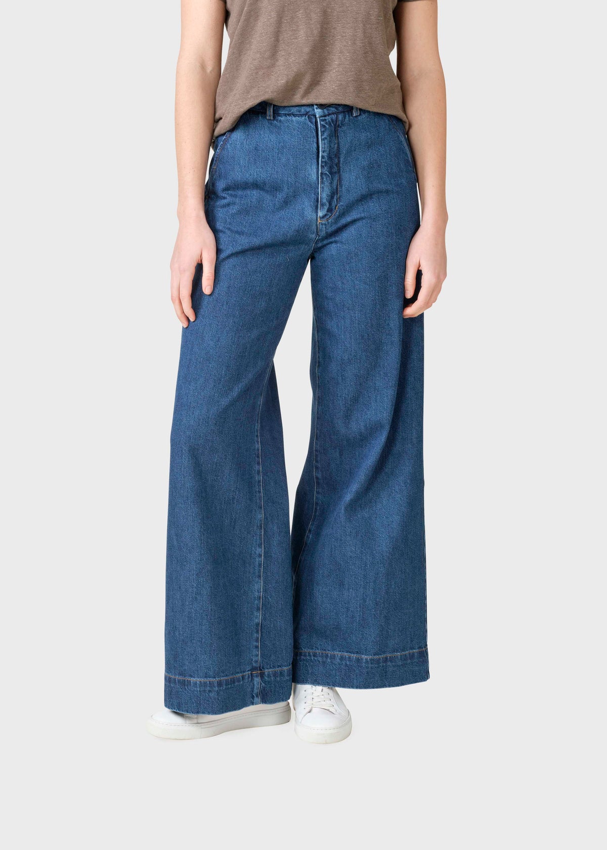 Klitmøller Collective ApS Lois denim pants Pants Dark blue stonewash