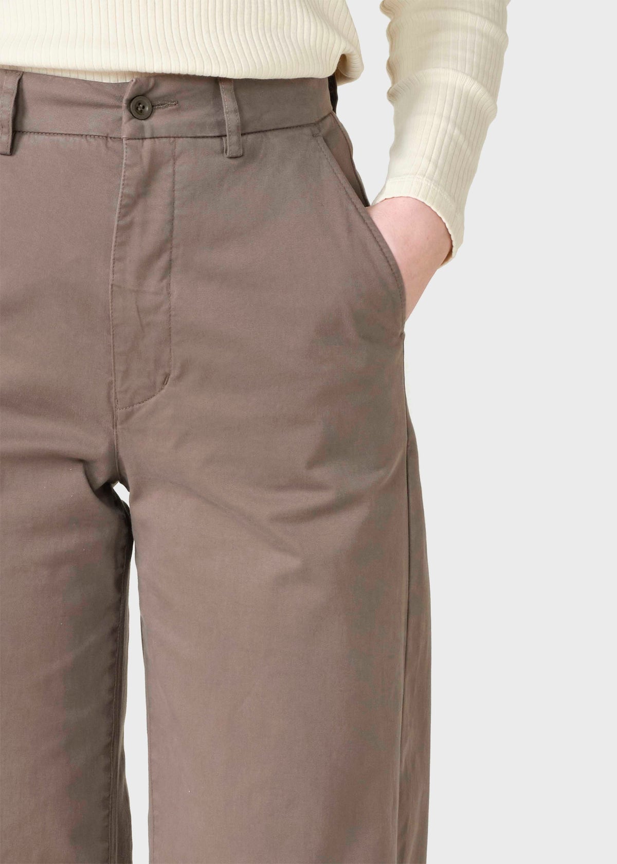 Klitmøller Collective ApS Lois twill pants Pants Taupe
