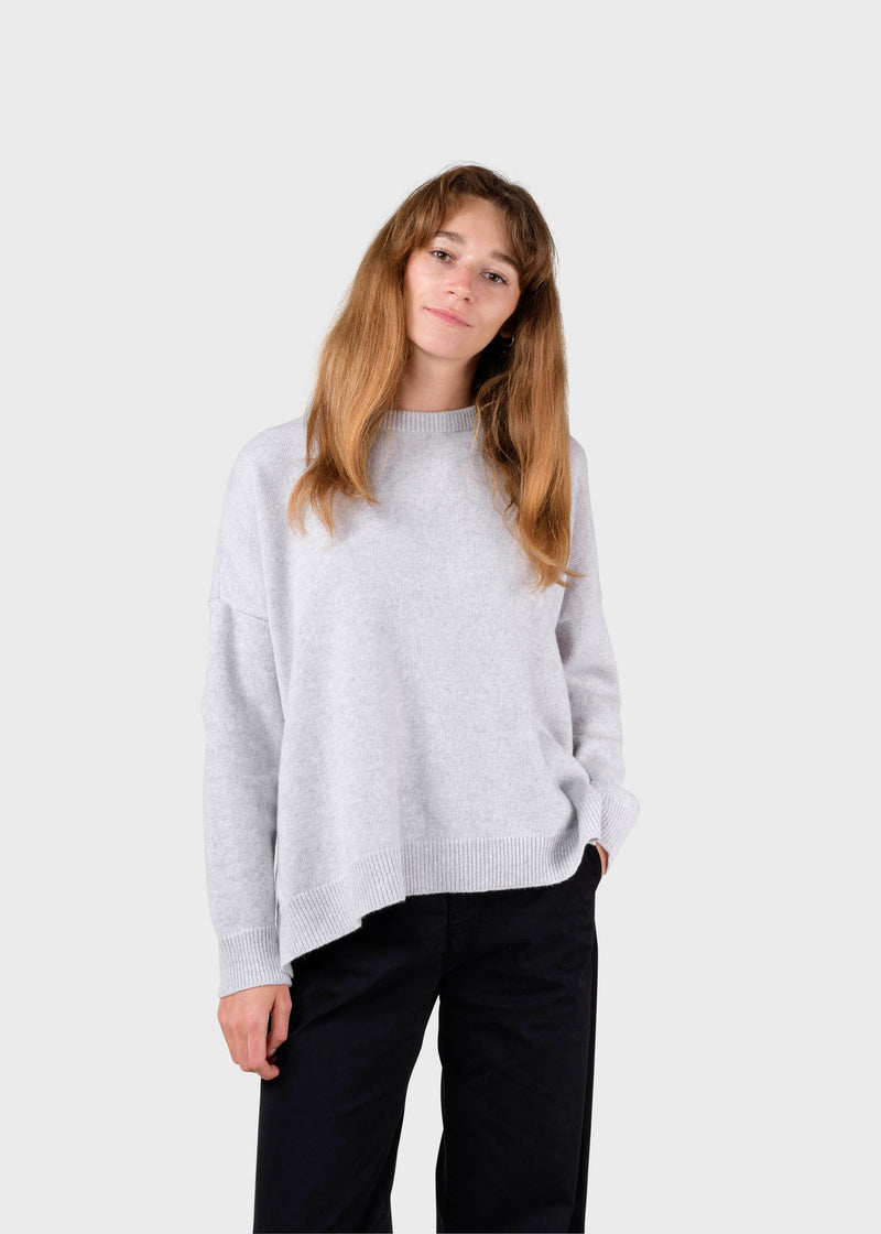 Klitmøller Collective ApS Lotta knit Knitted sweaters Pastel grey