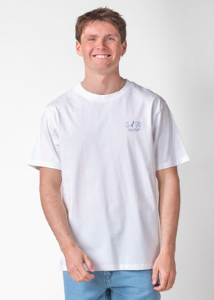 Klitmøller Collective ApS Ludvig tee OCS T-Shirts White