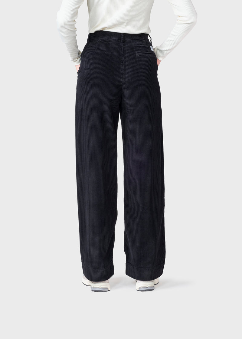 Klitmøller Collective ApS Lydia jumbo corduroy pant - Tall Pants Black