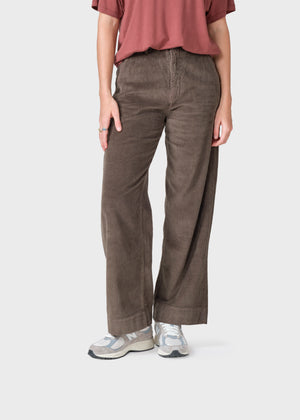 Klitmøller Collective ApS Lydia jumbo corduroy pants GOTS Pants Taupe
