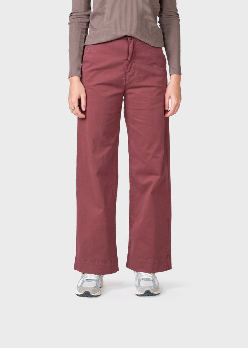 Klitmøller Collective ApS Lydia pants Pants Burgundy