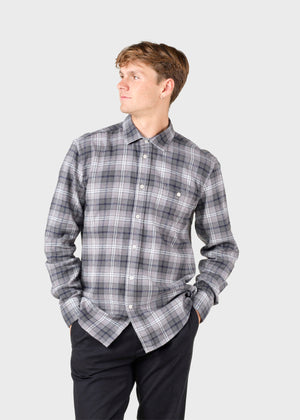 Klitmøller Collective ApS Manny shirt Shirts Olive/cream/navy