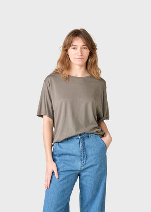Klitmøller Collective ApS Maren tee OCS T-Shirts Taupe