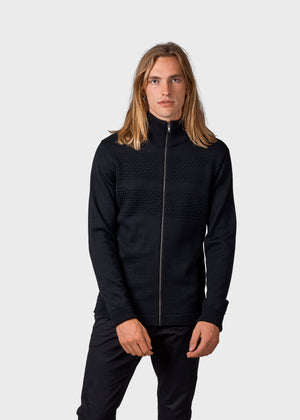 Klitmøller Collective ApS Marinus knit cardigan Knitted sweaters Black