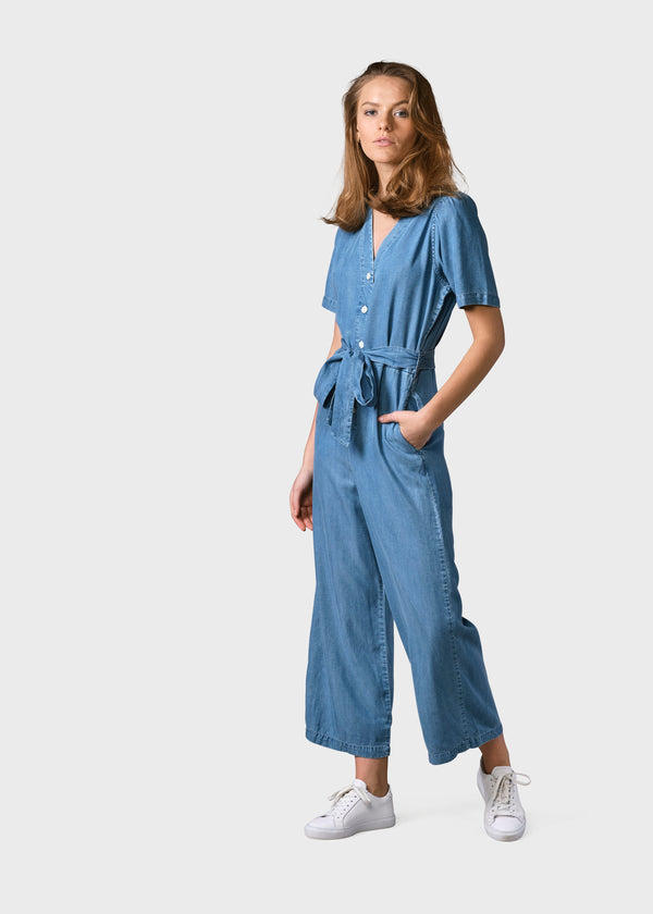 Klitmøller Collective ApS Marna jumpsuit Jumpsuits Light blue chambrey