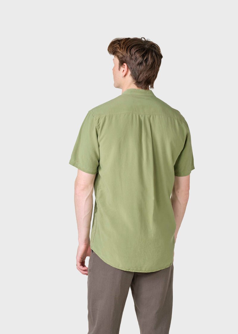 Klitmøller Collective ApS Max lyocell shirt Shirts Forest green