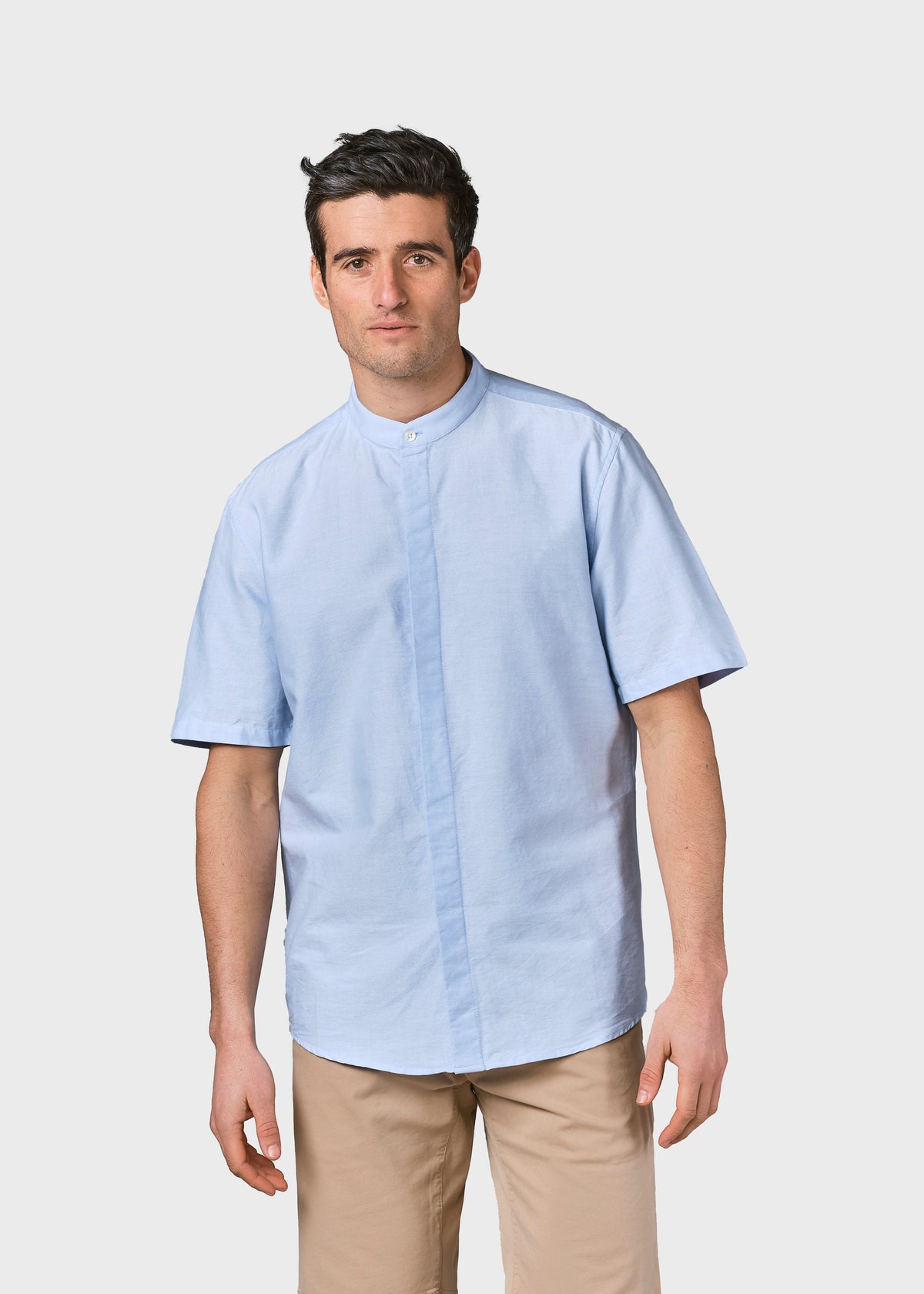 Klitmøller Collective ApS Max shirt Shirts Blue melange
