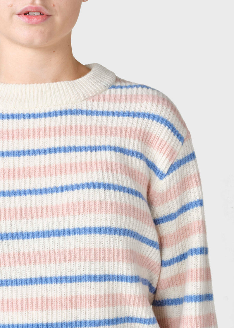 Klitmøller Collective ApS Melli knit  Knitted sweaters Rose/cream/light blue